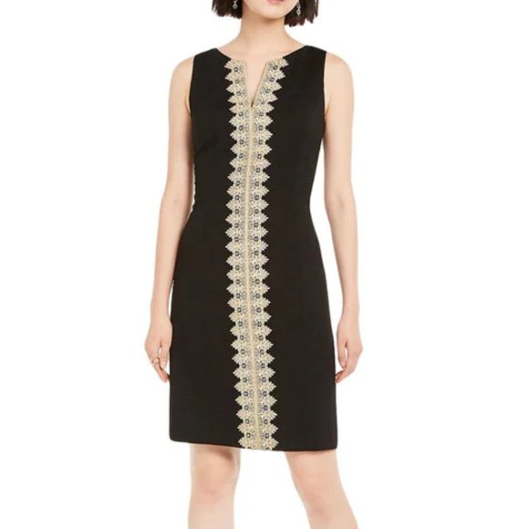 Pappagallo Dresses & Skirts - NWT PAPPAGALLO - Embroidered Mini Shift Dress